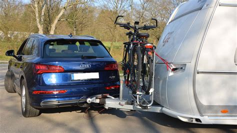 Fahrradträger für Wohnwagen Deichsel Camping Cars Caravans