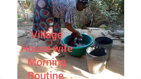 Typical African Village House Wife Morning Routine Village Life Youtube