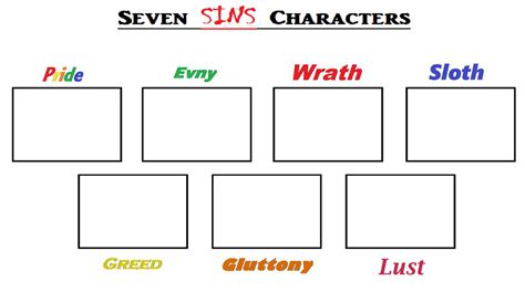 Seven Sins Template By Alvinadchipmunk On Deviantart