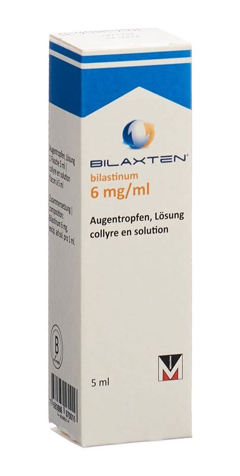 Bilaxten Gtt Opht 6 Mgml Fl 5 Ml Pharmacie Sun Store