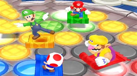 Mario Party Island Tour 4 Player Minigames Toad Wario Mario Luigi