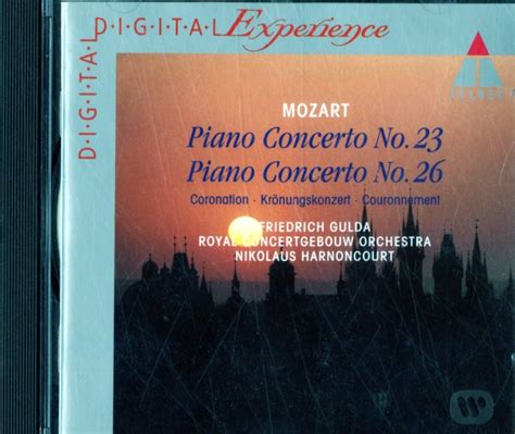 Piano Concerti 26 23 Mozart Harnoncourt Rco Gulda Amazon Ca Music