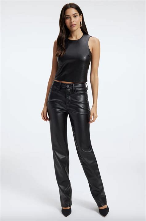 The 13 Best Faux Leather Pants Of 2023