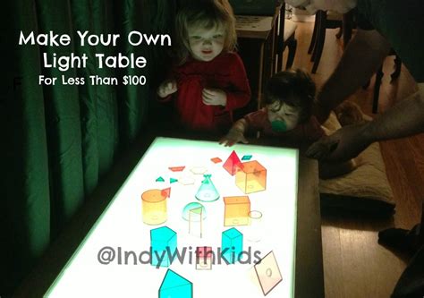 Make Your Kids A Light Table For 100 Or Less