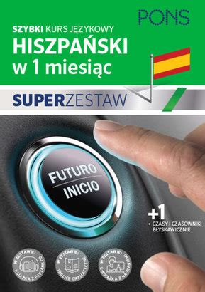 Hiszpański w 1 miesiąc Szybki kurs językowy tablica językowa CD