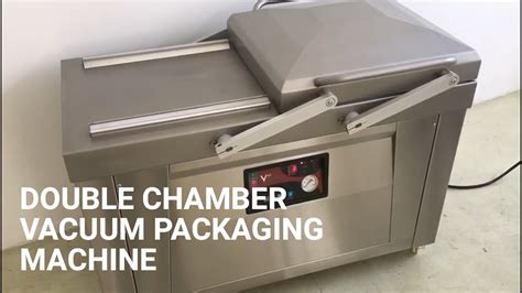 Vacuum Sealer With Double Chambers Coil Packaging Machine