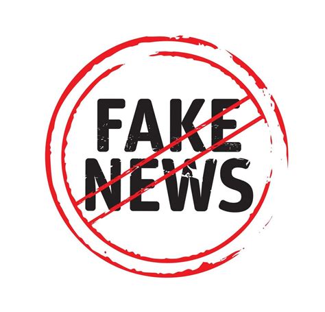 Red Stamp And Text Fake News Vector Illustration 21695335 Vector Art