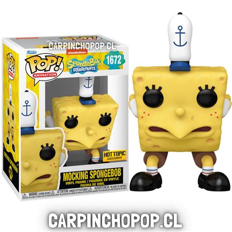 FUNKO POP BOB ESPONJA MOCKING SPONGEBOB 1672 EXCLUSIVO HOT TOPIC CarpinchoPop