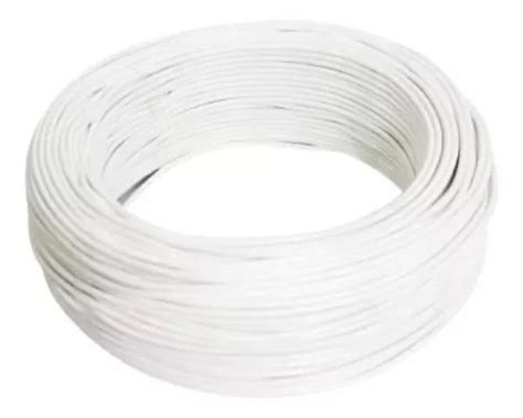 Cable Flexible Eletrocon Fio Cabo Flex Vel Mm Metros Branco Mm