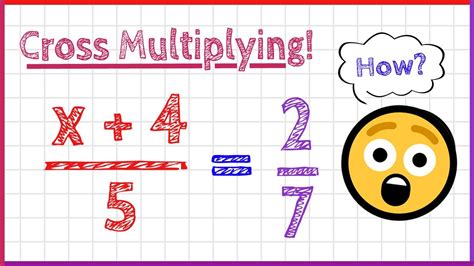 How To Cross Multiply Fractions And Solve For X Too Youtube