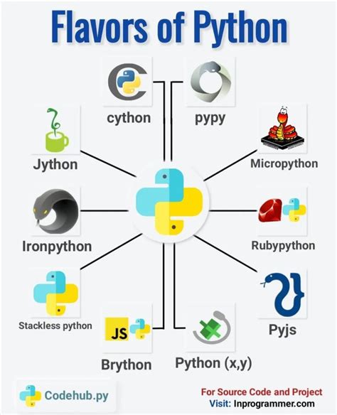 Flavors Of Python Learn Computer Coding Learn Computer Science Basic Computer Programming