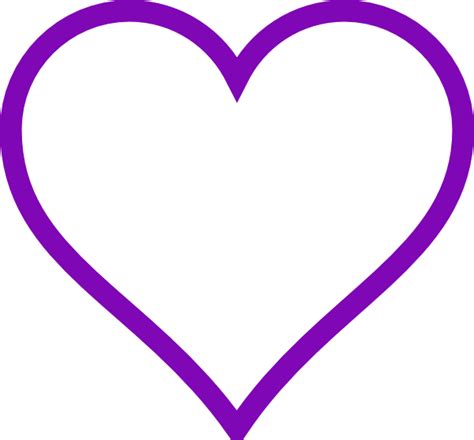 Heart Purple Clip Art at Clker.com - vector clip art online, royalty ...