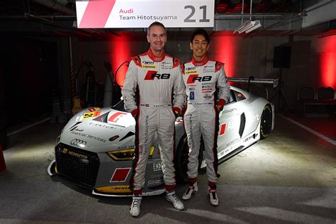 Hitotsuyama Audi R8 LMSの柳田真孝とリチャードライアン アウディ今季も日本で積極的にモータースポーツを活用盛大