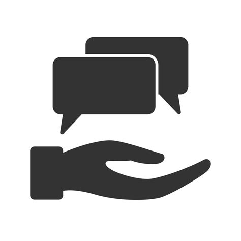 Feedback Glyph Icons Vector Art At Vecteezy