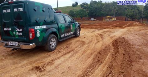 Pol Cia Ambiental Constata Constru O Ilegal De A Ude Barragem Em