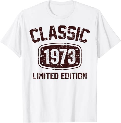 Years Old Classic Limited Edition Th Birthday T Shirt