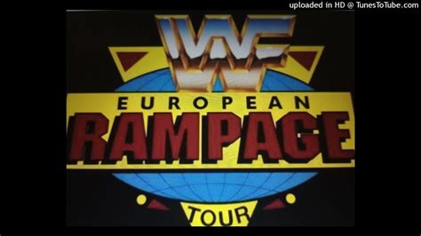 Wwf Uk Rampage 1993 Theme Lightning Rod Youtube