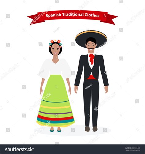 Spanish Traditional Clothes People. Culture And Clothing, Spain Costume ...