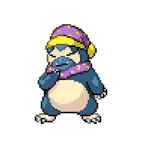 Snorlax + Slowking Fusion Sprite by RetroNC on DeviantArt