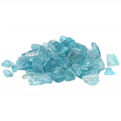 Dragon Glass Caribbean 25 Lb Blue Landscape Glass In The Landscaping Rock Department At