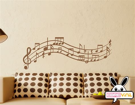 Vinilo Decorativo Adhesivo Personalizado Notas Musicales