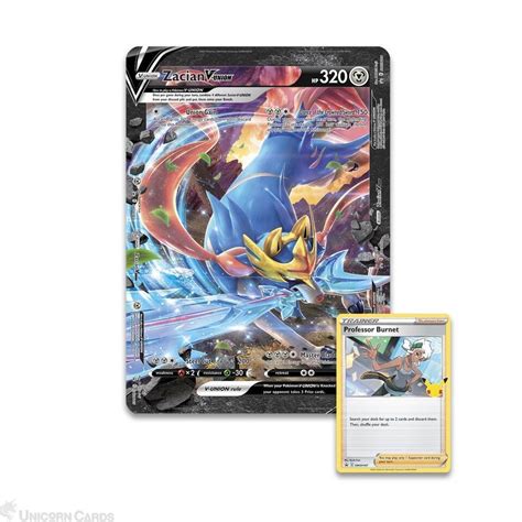 Pokemon Tcg Zacian V Union Special Collection Box Unicorn Cards