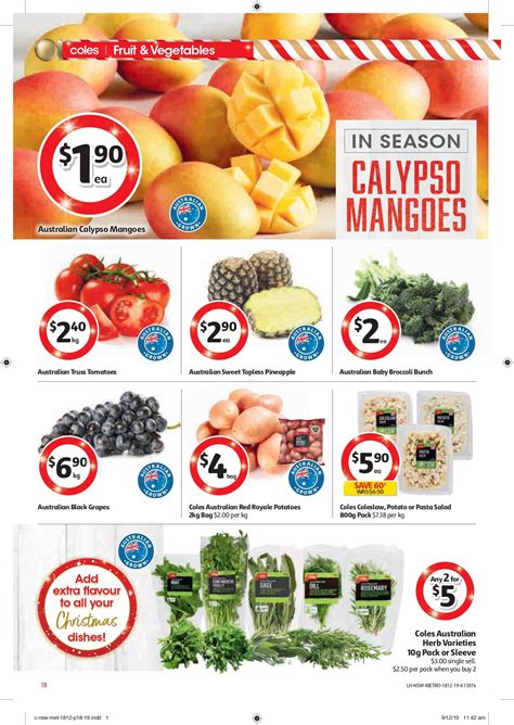 Coles Catalogue 18 December 24 December 2019