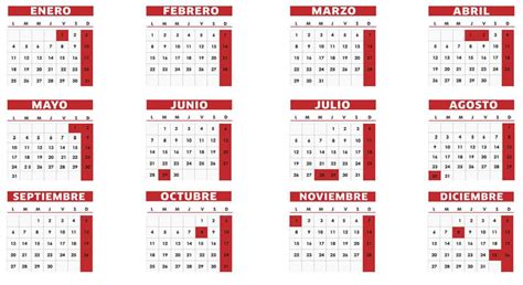 Feriados Per Fines De Semana Largo D As Festivos Per