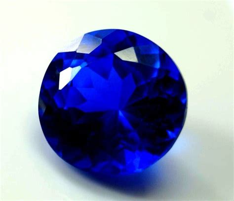 Pierre Pr Cieuse Naturelle Ct Bleu Tanzanite Coupe Ronde