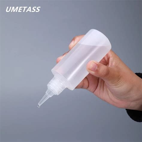 10pcs 100ml Empty Dropper Bottle Food Grade Hdpe Plastic Squeeze Bottle