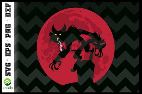 Halloween Black Cat Moon Background Graphic by Enistle · Creative Fabrica