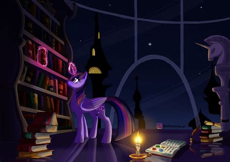 Midnight study - my Twilight fan art : r/mylittlepony