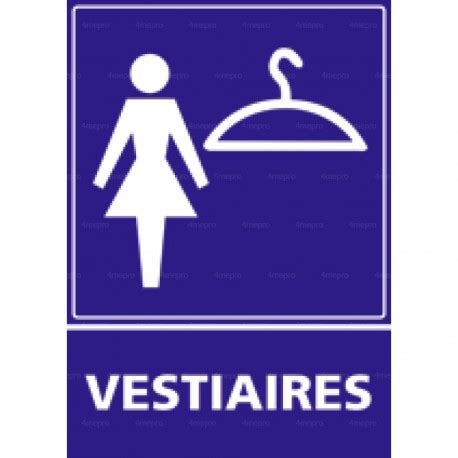 Panneau De Signalisation Vestiaires Femmes