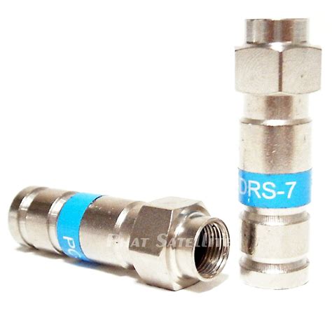 Pct Pct Drs 7 Compression Fittings Coaxial Rg7 Communication Cable Connectors