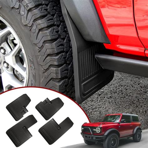 Amazon Taloos Mud Flaps Compatible With Ford Bronco