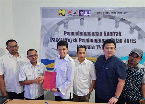 Resmi Teken Kontrak Nindya Karya Siap Garap Proyek Pembangunan Jalan