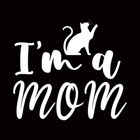 Letras De Design De Camiseta Mom Svg Vetor Premium