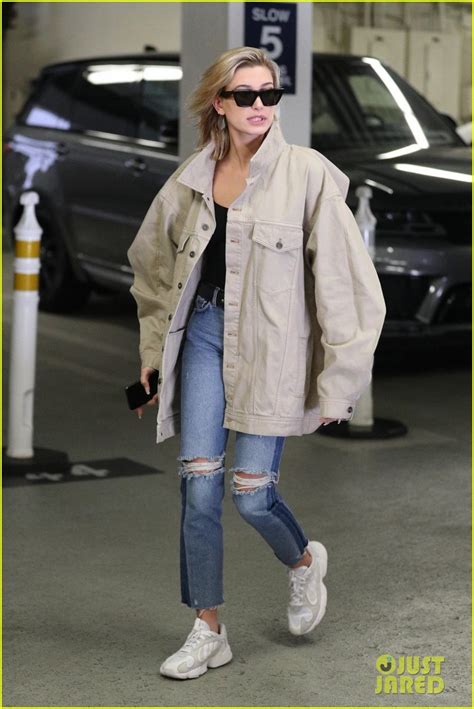 Full Sized Photo Of Hailey Baldwin Shows Off Her Casual Street Style In