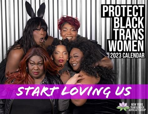 Protect Black Trans Women Calendar — New York Transgender Advocacy Group