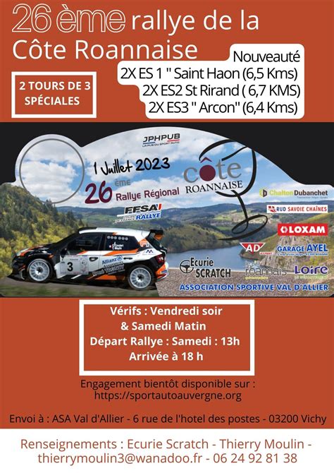 Classement Rallye Du C Te Roannaise Direct Es