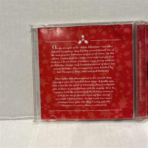 Various Artists Bing Crosbys Christmas Classics Cd Ebay