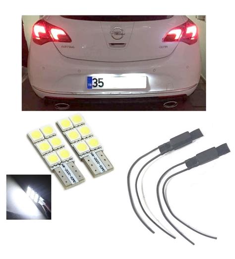 OPEL ASTRA J LED PLAKA AYDINLATMA AMPUL SETİ ARIZA IŞIĞI YAKMAZ