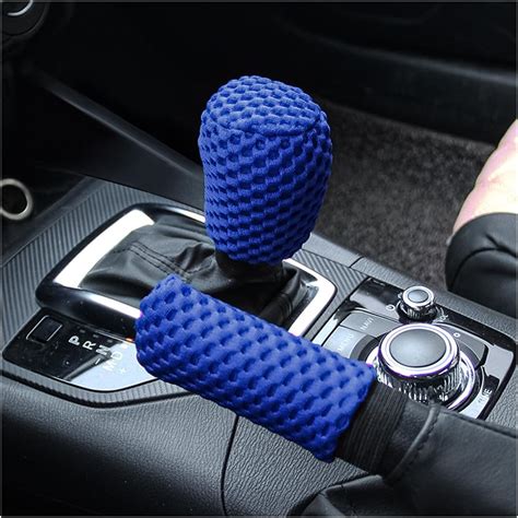 Amazon AUCELI 2 Pack Car Gear Shift Knob Cover Handbrake Cover