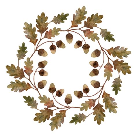 Oak Leaf Border Clip Art