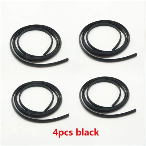 1 5M Side Fender Flares Wheel Arches Rubber Sealing Strip Sticker For