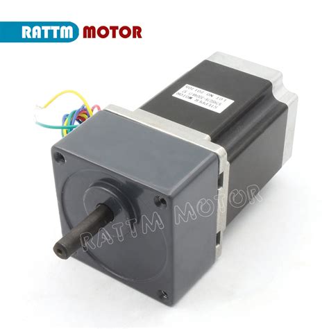 Ratio 15 Gearbox Geared Nema23 Stepper Motor 850oz In L76mm 3a