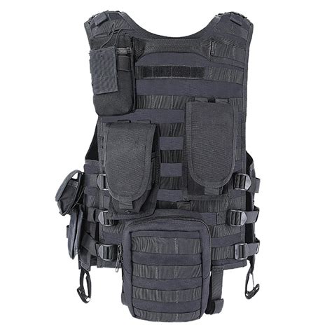 Tactical Vest Police With Magazine Pouches - kms