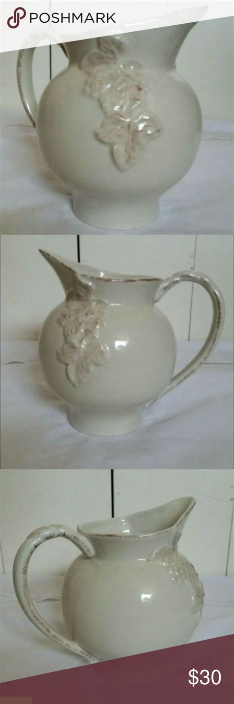 Michael Chiarello Chef Napa Style 9" Water Pitcher | Napa style, Old ...