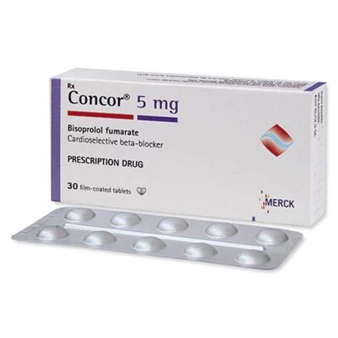 Concor 5mg Tablet Bisoprolol X30 MedeCify