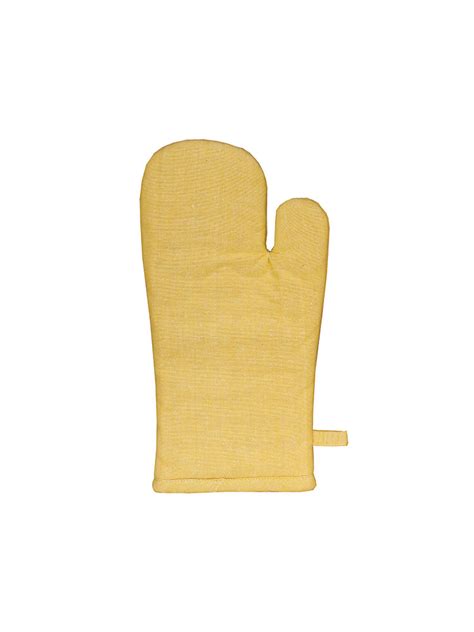 Revana Chambray Yellow Oven Mitt Linen House